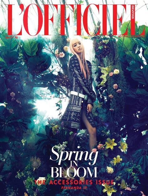 Fernanda Ly On Lofficiel Singapore Magazine April 2016 Cover Fashion