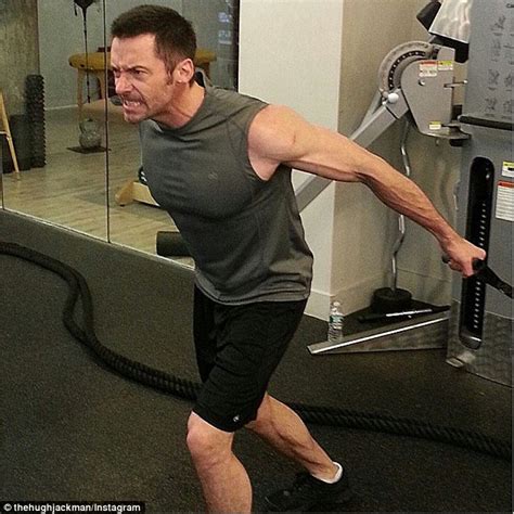 Hugh Jackman Returns To The Gym To Preps His Body For Upcoming Action