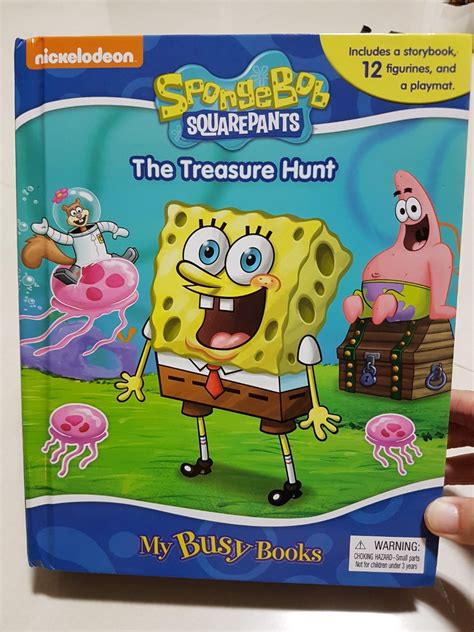 Spongebob Squarepants The Treasure Hunt My Busy Book Hobbies And Toys