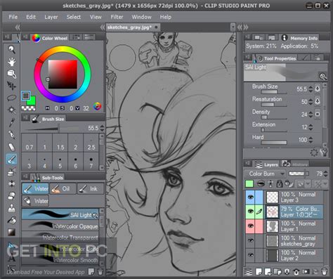 3d options clip studio paint ex download now offers support for 3d objects and figures allows for reference and. Clip Studio Paint EX v1.6.3 - 32 bit / 64 bit + Materials ...