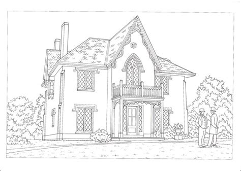Adult Coloring Pages Architecture Coloring Pages