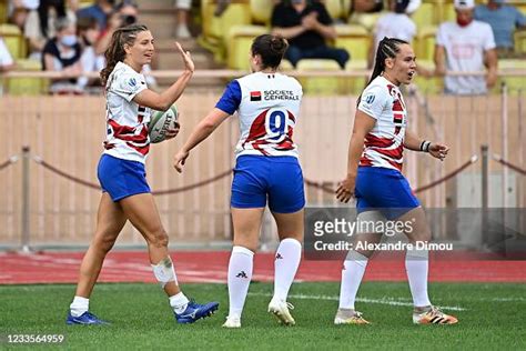 Lina Guerin Of France And Carla Neisen Of France And Jade Ulutule Of