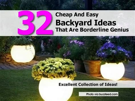 32 Cheap And Easy Backyard Ideas That Are Borderline Genius