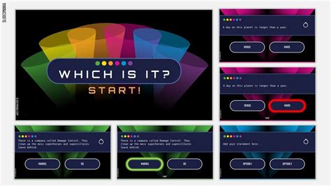 Which Is It Interactive Trivia Game Template Slidesmania