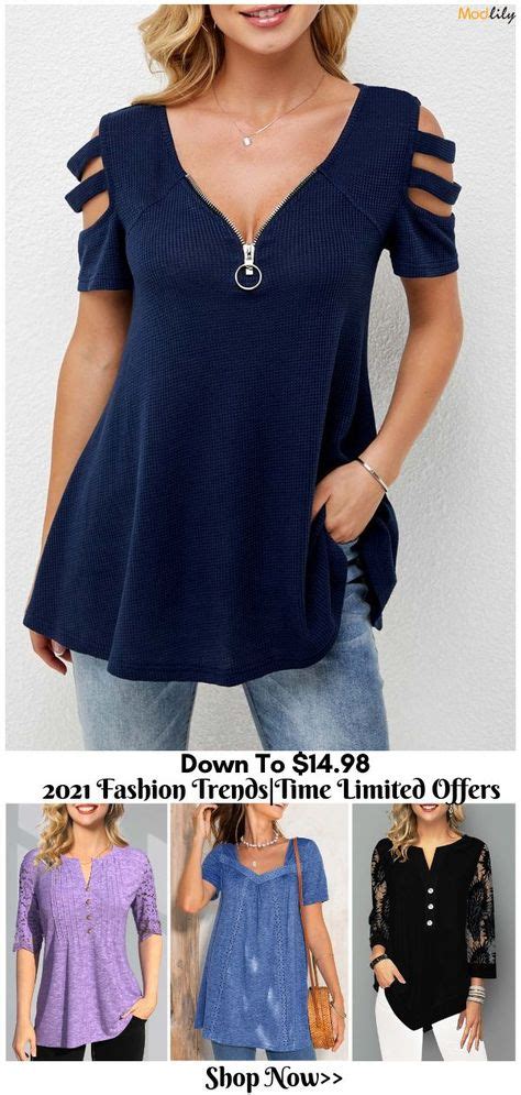 10 2021 Summer Top Ideas In 2021 Womens Trendy Tops Trendy Tops For