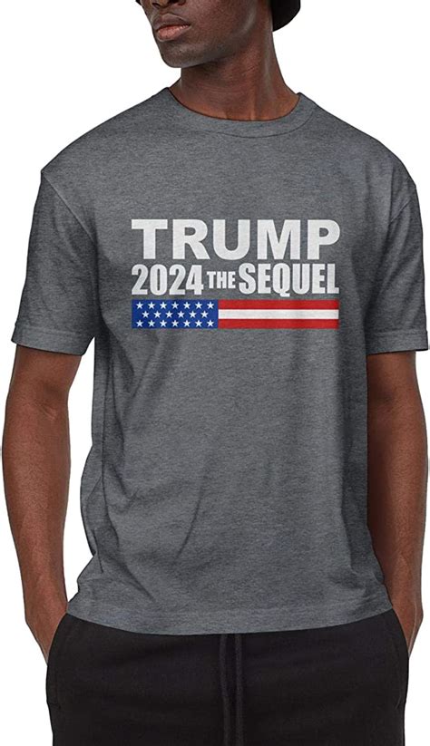 Trump 2024 The Sequel Man T Shirt Daily Summer Cozy Crew