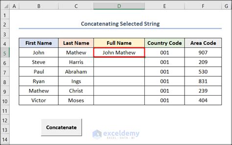 How To Concatenate String And Integer With Vba Easy Ways