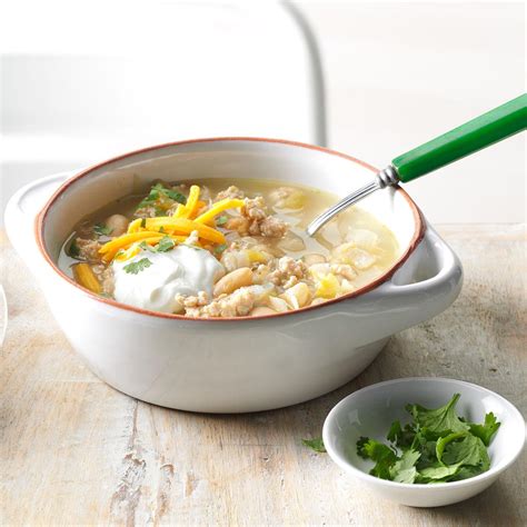 Add chicken, skin side down, and cook without moving until skin is golden brown, about 4 minutes. Easy White Chicken Chili Recipe | Taste of Home