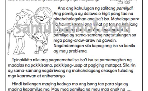 Filipino Reading Comprehension Worksheets For Grade 4 Kidsworksheetfun