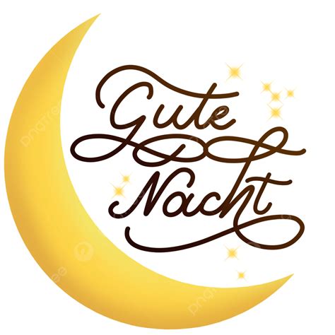 Gambar Kaligrafi Gute Nacht Selamat Malam Dalam Bahasa Jerman Dengan