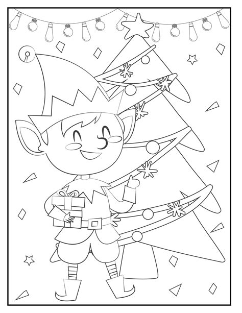 20 Merry Christmas Coloring Pages Printable Pdf Easy
