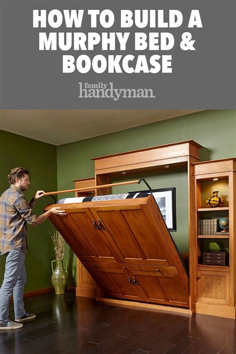 How To Build A Diy Murphy Bed And Bookcase Artofit