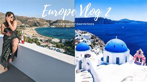 Greek Islands Ios Santorini Zakynthos Youtube