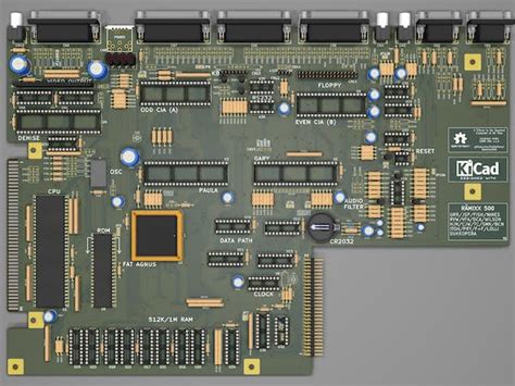 Amiga 500 Mainboard Gets An Open Hardware Remake With The Rämixx500