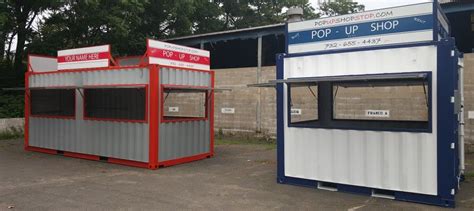 Container Pop Up Shop Portable Concession Stands Mini Store Drink