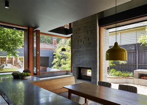 Indooroutdoor Fireplace By Make Architecture Melbourne Australia