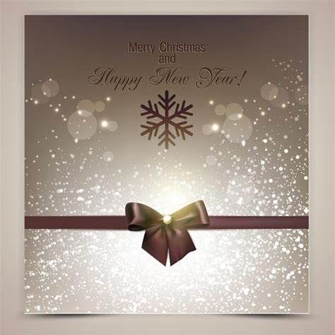 Free Vector Elegant Background Christmas Invitation Card Free Vector In