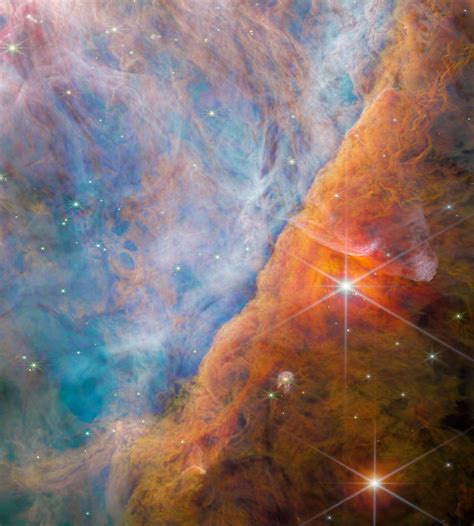 Hubble And Webb Showcase Part Of The Orion Nebula ESA Webb