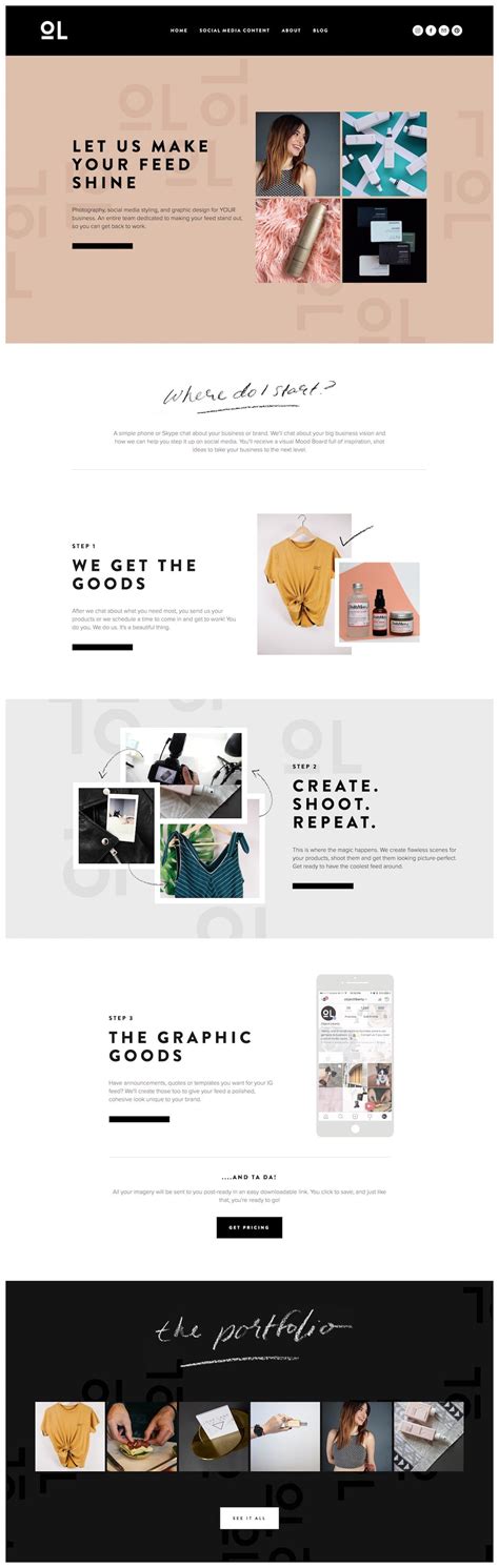 Top Modern Edgy Squarespace Web Designs For Inspiration Big Cat