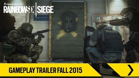 Tom Clancys Rainbow Six Siege Gameplay Trailer Fall 2015 Europe