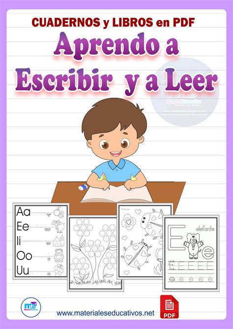 ejercicios para aprender a leer y escribir preescolar primaria material educativo