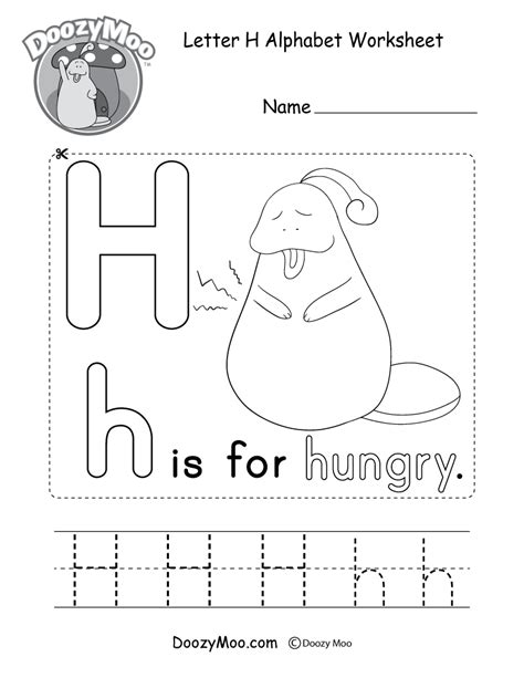 Capital H Coloring Page Lowercase Letter H Template Printable Bubble