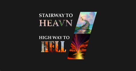 Stairway To Heaven Highway To Hell Rock And Roll Music Sticker