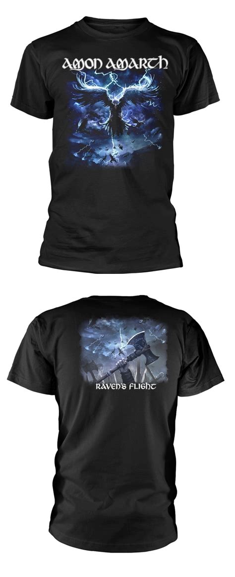 Amon Amarth Ravens Flight Ts Unkind Merchandise Oficial Produtos