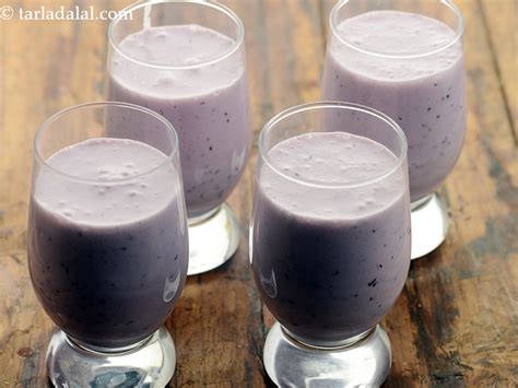 Black Grape Shake Indian Style Black Grape Milkshake