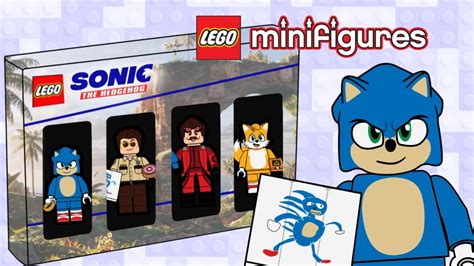 Sonic The Hedgehog Movie Custom Lego Minifigure Pack 4 Youtube