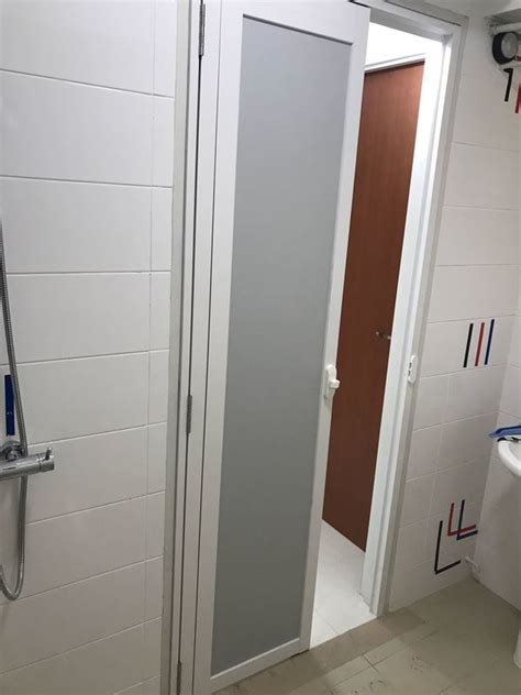 Toilet Slide Swing Door Toilet And Bathroom Renovation Singapore