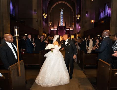 Faith Jenkins Marries Kenny Lattimore Exclusive Wedding Pictures