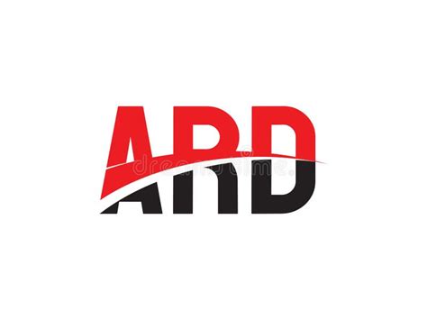 Ard Letter Initial Logo Design Vector Illustration Stock Vector