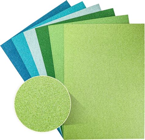 30 Sheets Glitter Cardstock Paper Sparkle Card Stock Thick