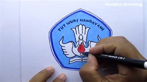 Menggambar Logo Tut Wuri Handayani Youtube