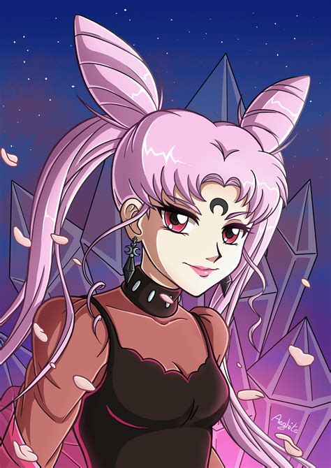 Black Lady And Chibiusa Fanart Behance