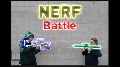 Nerf Neon Battle Youtube