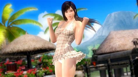 Dead Or Alive 5 Last Round Gust Mashup Swimwear Kokoro And Ceci Official Promotional Image