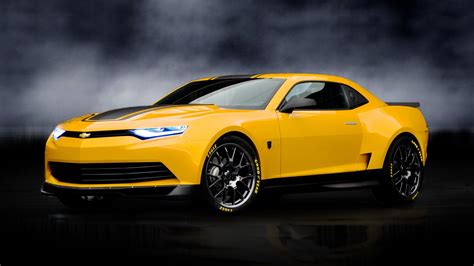 Wallpaper Sports Car Chevrolet Camaro Yellow Cars Coupe Chevrolet