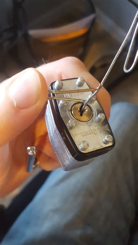 Then bend the last 1/8 of the pick up at a 20 degree angle. Initial Escapades in Lockpicking | Jason Pawlak