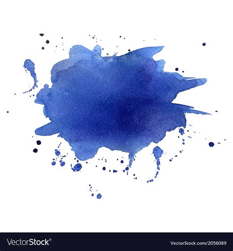 Watercolor Splash Royalty Free Vector Image Vectorstock