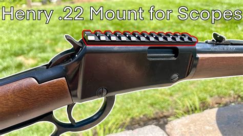 Henry 22 Lever Action Scope Mount Installation And Review Youtube