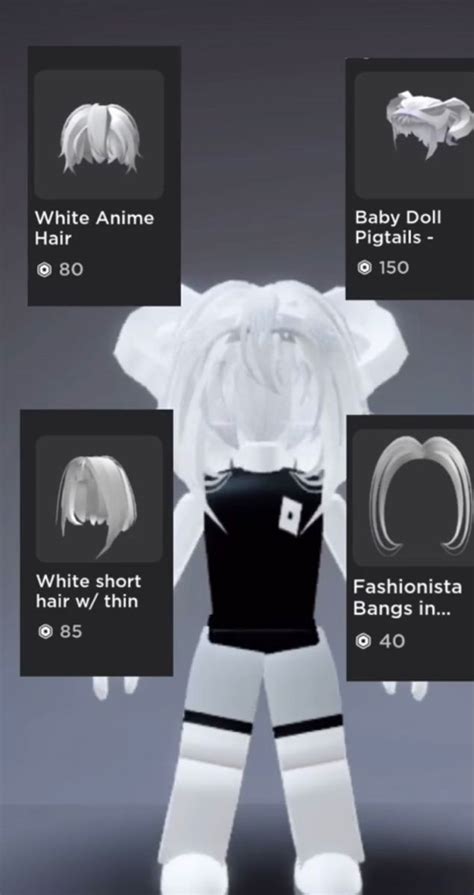 Hair Combo By Kittydrooll Roblox Roblox Emo Outfits Roblox Roblox