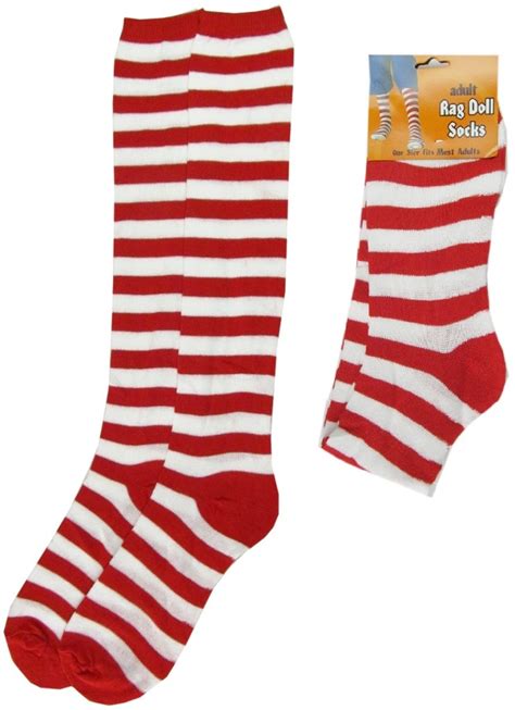Wholesale Redwhite Striped Knee High Socks Dollardays