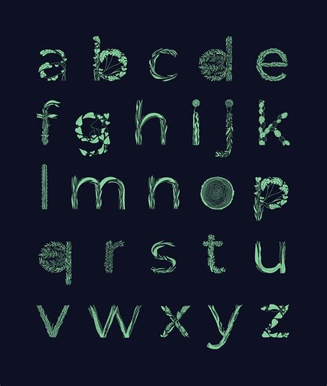Natural Typeface On Behance