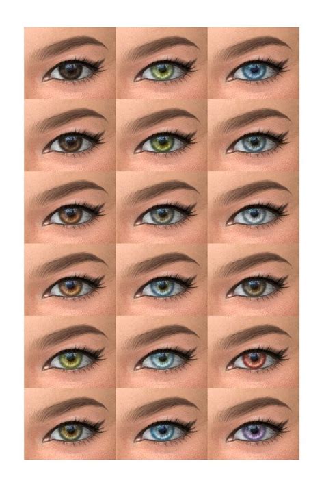 Sims 4 Alpha Default Eyes