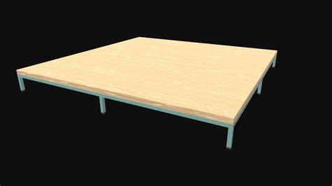 Wooden Platform Buy Royalty Free 3d Model By Francescomilanese