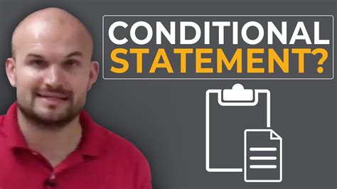 What Is A Conditional Statement And It S Parts Youtube