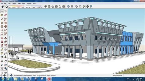 Sketchup Office Building Off3 Free 3d Model Cgtrader