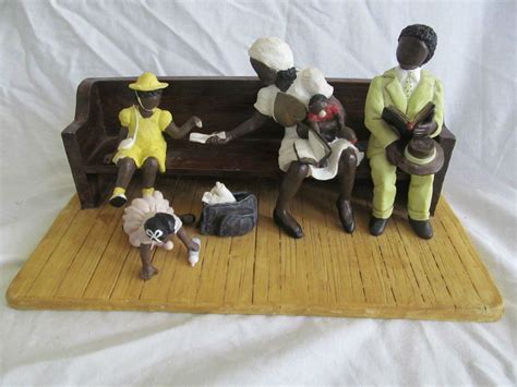 Decorative Collectibles Figurines Jumping The Broom Figurine By Sass N Class Artist Annie Lee
